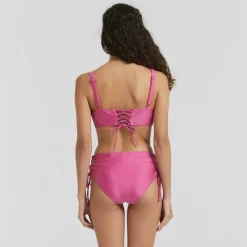 Women's BY Shimmer Lattice Side Swimwear Bikini Brief