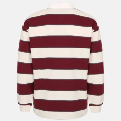 Women's Cotton Polo Neck Long Sleeve Oversized Fit T-Shirt