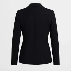 Women's Crepe Button Long Sleeve Blazer