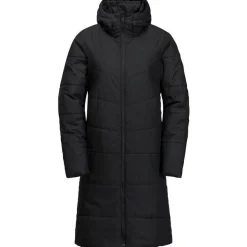 Women's Deutzer Water and Wind Resistant Knee Length Hooded Insulated Puffer Jacket