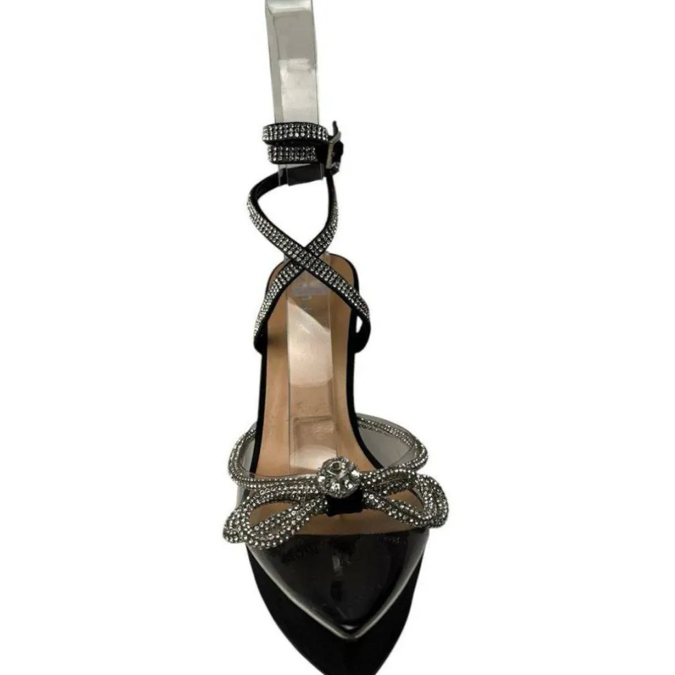 Women's Diamante Platform Heeled Sandal