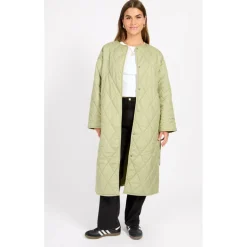 Women's Diamond-Quilted Fitted Lightweight Quilted Jacket