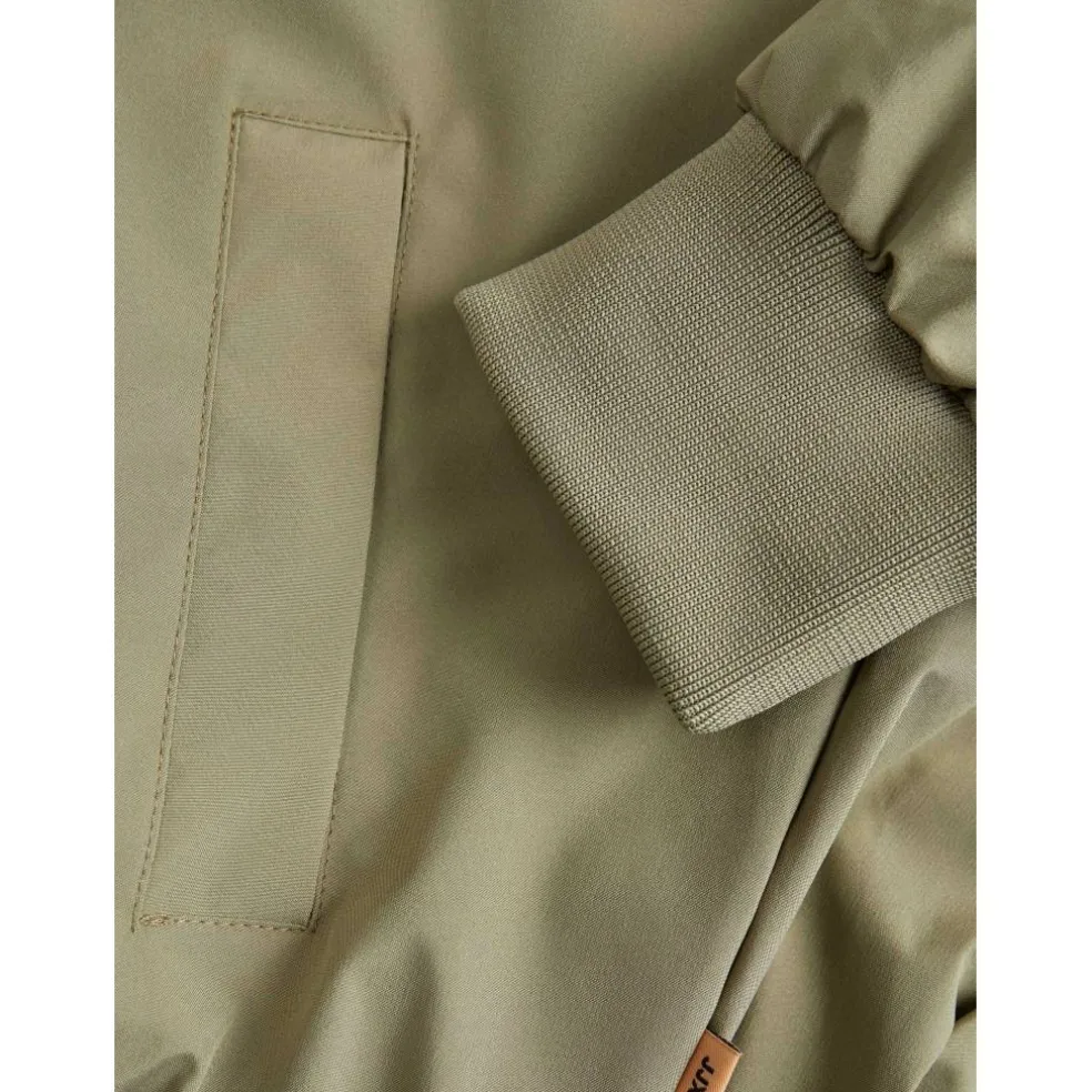 Women's Ella Ribbed Zip Bomber Jacket