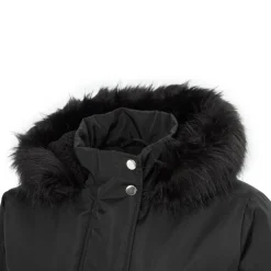 Women's Full Zip Hooded Long Sleeve 2 Pockets Parka