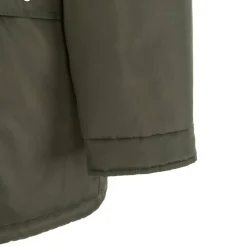 Women's Full Zip Hooded Long Sleeve 2 Pockets Parka