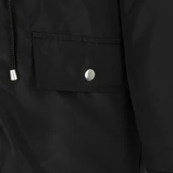Women's Full Zip Hooded Long Sleeve 2 Pockets Parka