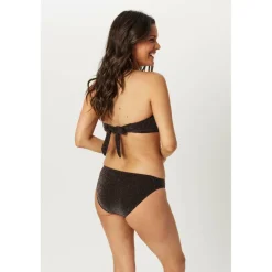 Women's Glitter High Leg Bikini Bottoms