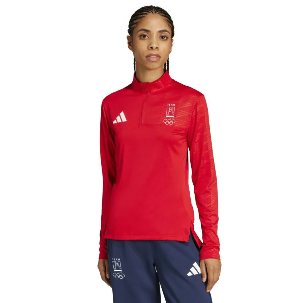 Women's Half Zip Long Sleeve Performance Tracksuit Top