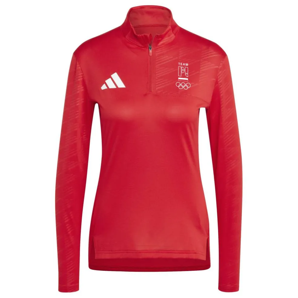 Women's Half Zip Long Sleeve Performance Tracksuit Top