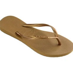 Women's Hav. Slim Bronze Flip Flops
