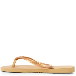 Women's Hav. Slim Bronze Flip Flops