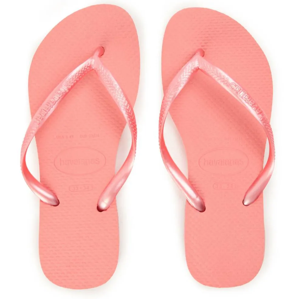 Women's Hav. Slim Bronze Flip Flops