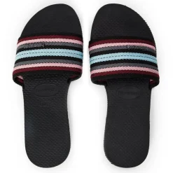 Women's Hav. You Malta Mix Black Flip Flops