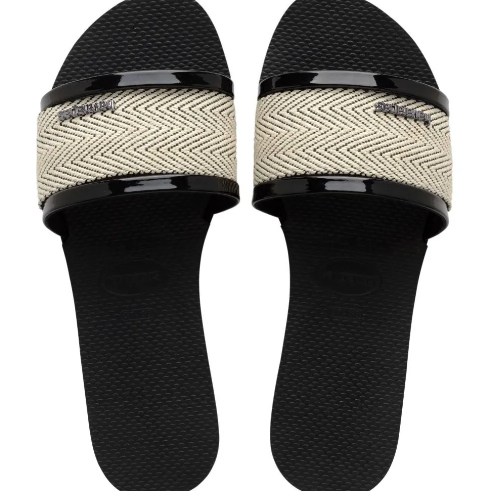 Women's Hav. You Trancoso Premium Black Flip Flops