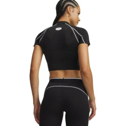 Womens HeatGear® Elite Short Sleeve Performance Gym Top