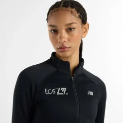 Women's Heat Grid Long-Sleeve Zip Running Top