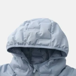 Women's Heat-Sealed Hooded Long Sleeve Hip Length Insulated Puffer Jacket