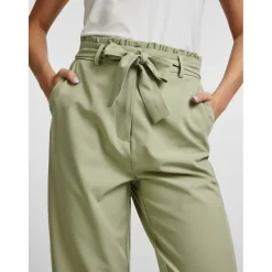 Women's High-Waisted Straight Leg Trousers