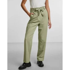 Women's High-Waisted Straight Leg Trousers