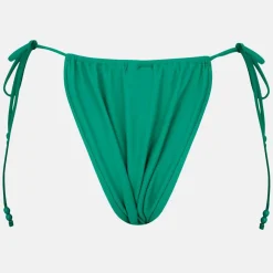 Women's JW Beaded Ruched Tie Side Bikini Bottoms
