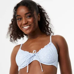 Women's JW Underwired Tie Front Balconette Bikini