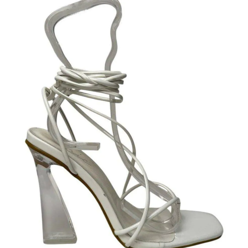 Women's Lace-Up Strappy Flat Sandal