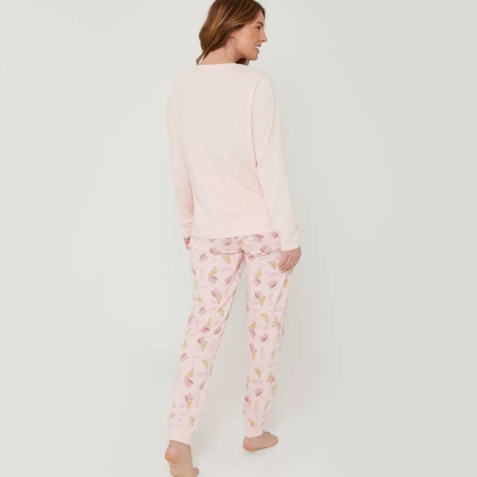 Women's Latte Short-Sleeve Pyjama Sets