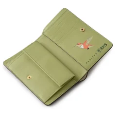 Women's Leather Floral Billfold Wallet