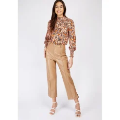 Women's Leather/PU Leather Trousers