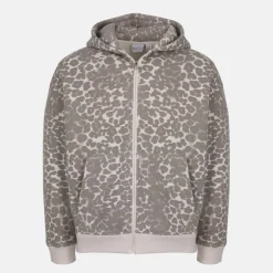 Women's Leopard Full-Zip Fleece