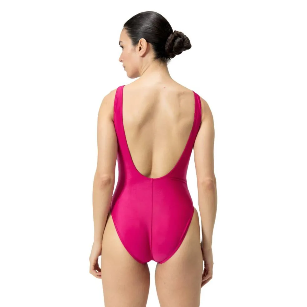 Women's Logo Deep One Piece Swimsuit