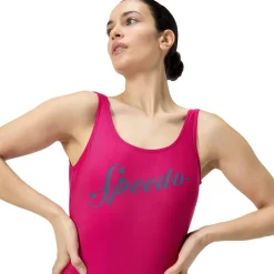 Women's Logo Deep One Piece Swimsuit