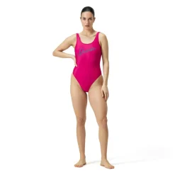 Women's Logo Deep One Piece Swimsuit