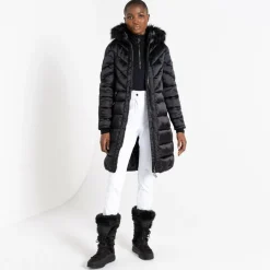 Women's Longline Insulated Padded Quilted Jacket