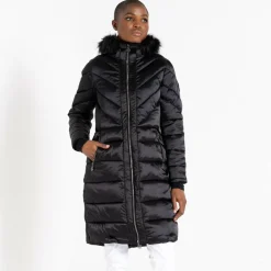 Women's Longline Insulated Padded Quilted Jacket