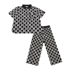 Women's Long Short Sleeve Pyjama Set