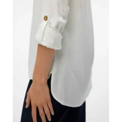 Women's Long-Sleeve Plain Shirt