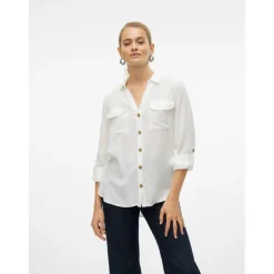 Women's Long-Sleeve Plain Shirt