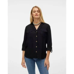 Women's Long-Sleeve Plain Shirt