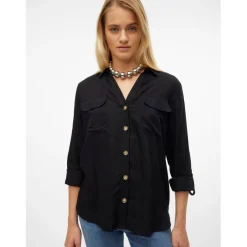 Women's Long-Sleeve Plain Shirt