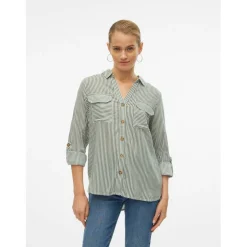 Women's Long-Sleeve Plain Shirt