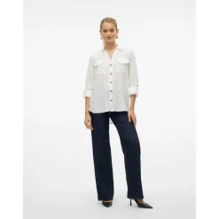 Women's Long-Sleeve Plain Shirt