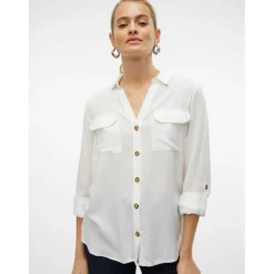 Women's Long-Sleeve Plain Shirt