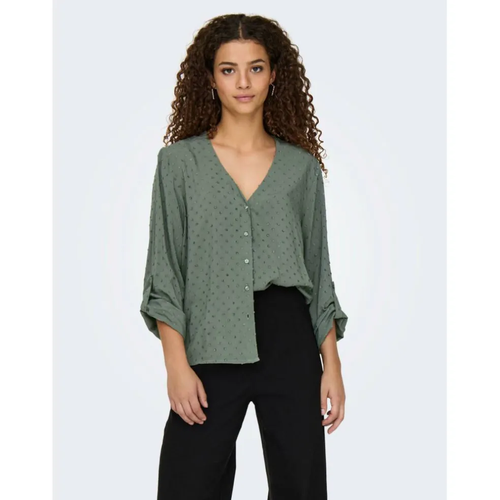 Women's Long Sleeve Plain Shirt