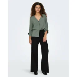 Women's Long Sleeve Plain Shirt