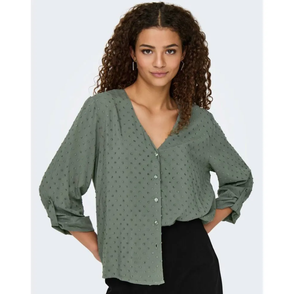 Women's Long Sleeve Plain Shirt