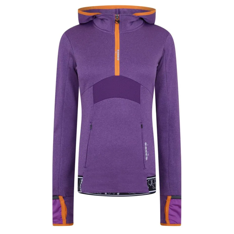 Women's L. Warm Up Winter Short Sleeve Performance Gym Top