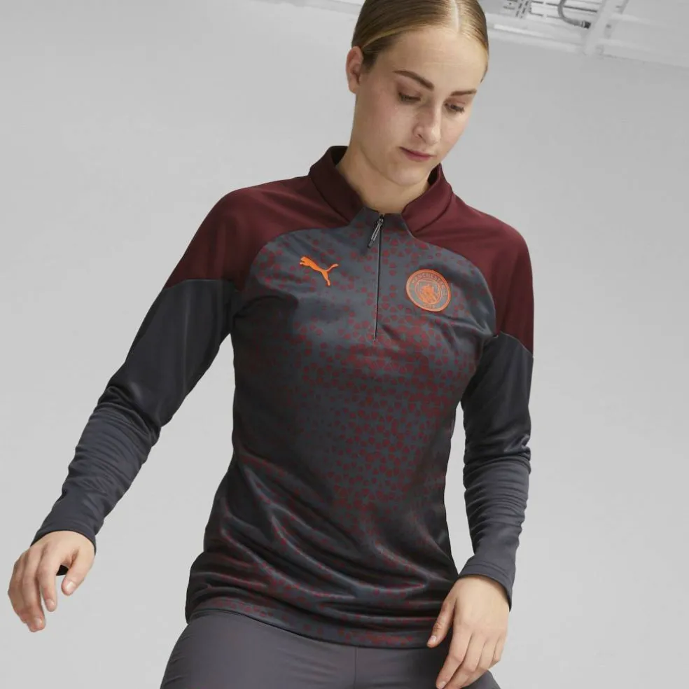 Women's MCFC Training Licensed Drill Top
