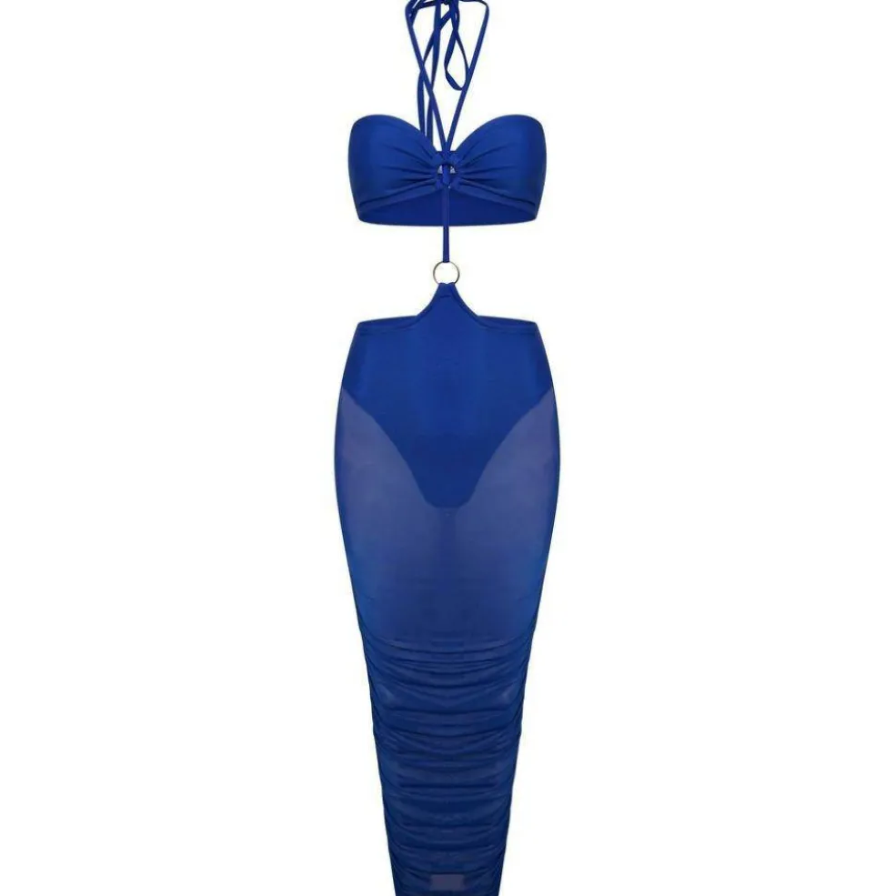 Women's Mesh Reversible Cut Out Dress