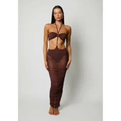 Women's Mesh Reversible Cut Out Dress